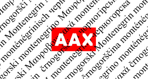 AAX Montenegrin Language Pack AAX Montenegrin Language Pack