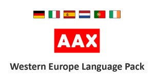 AAX Western Europe Languages Pack