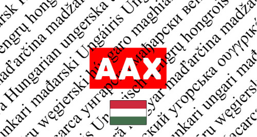 AAX Hungarian Language Pack