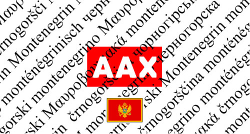 AAX Montenegrin Language Pack