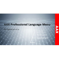 AAX Professional Language Menu